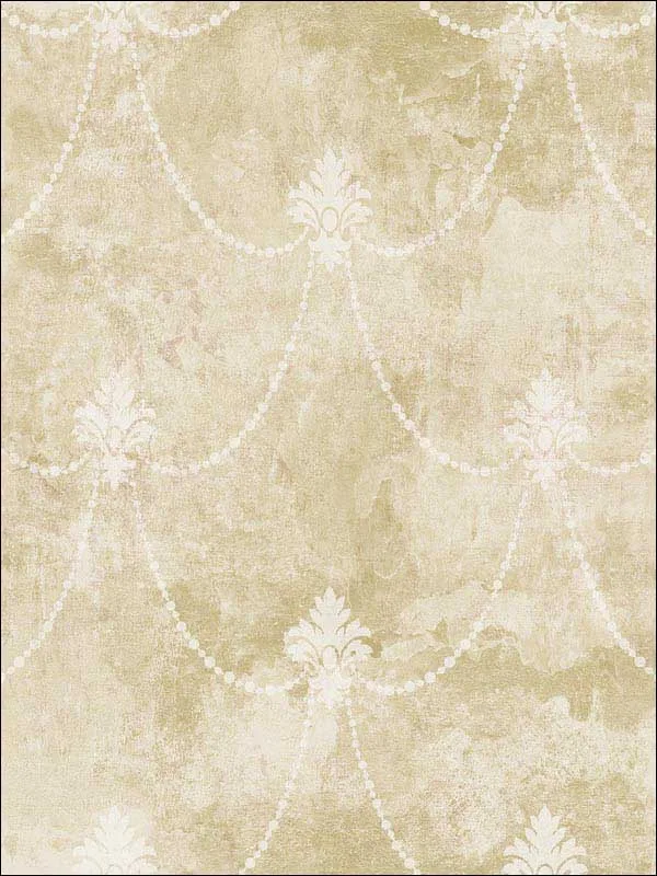 Casa Mia RM61809 Small Damask Scroll Wallpaper swatch