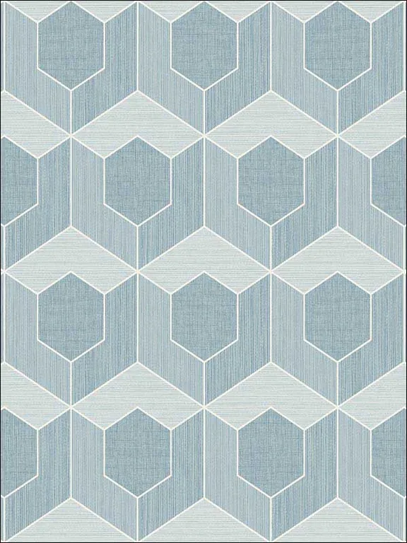 Casa Mia RM70402 3D Hexagon Wallpaper swatch