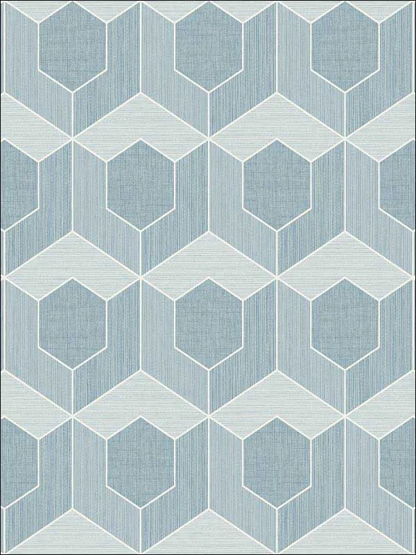 Casa Mia RM70402 3D Hexagon Wallpaper swatch