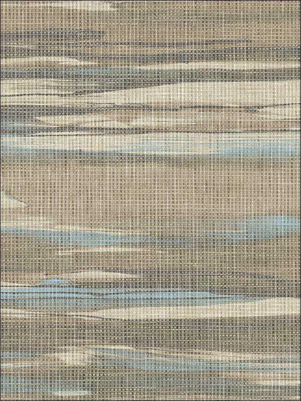 Casa Mia RM70606 Grasscloth Waves Wallpaper swatch