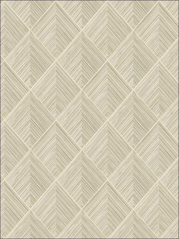 Casa Mia RM71005 3D Pyramid Grasscloth Wallpaper swatch