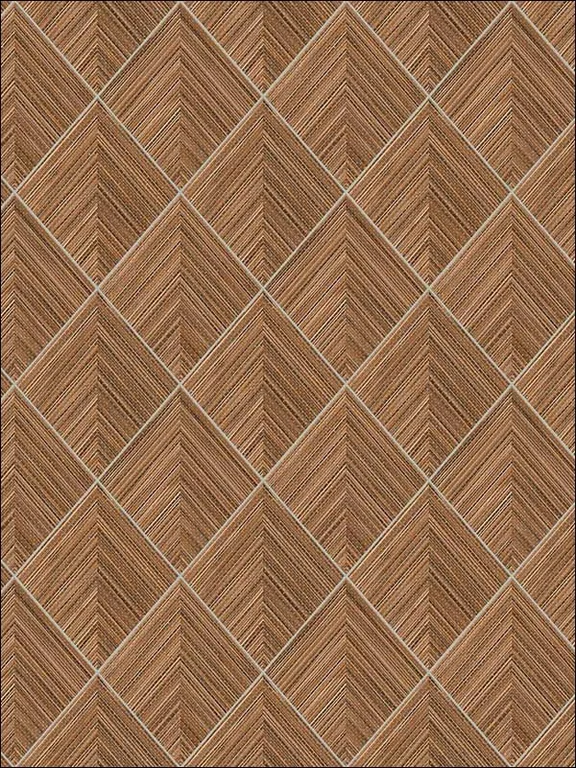 Casa Mia RM71006 3D Pyramid Grasscloth Wallpaper swatch