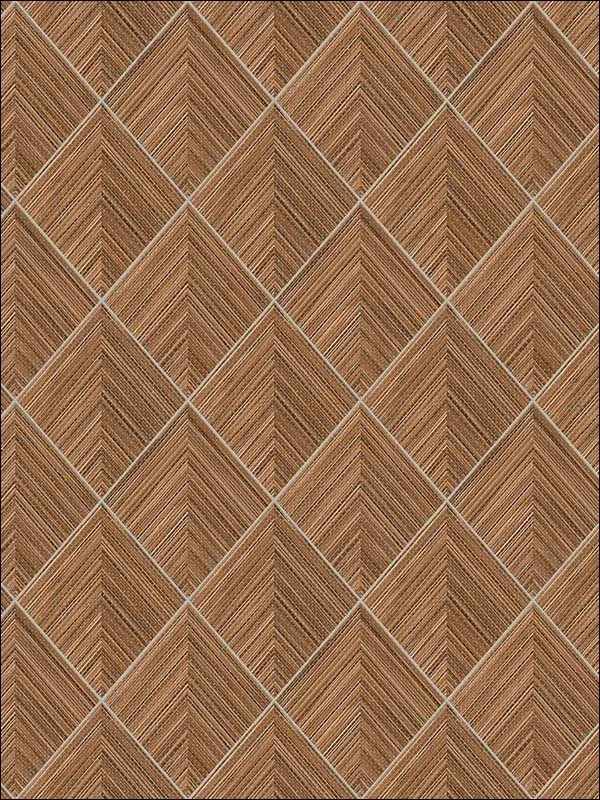 Casa Mia RM71006 3D Pyramid Grasscloth Wallpaper swatch