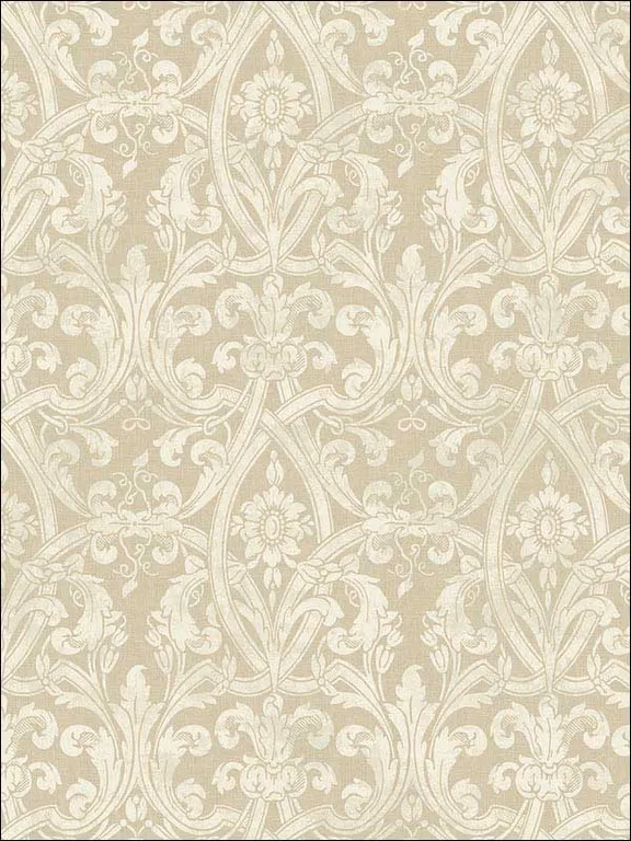 Casa Mia RM80707 Gothic Scroll Wallpaper swatch