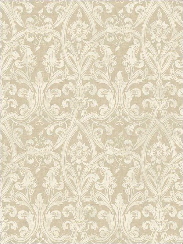Casa Mia RM80707 Gothic Scroll Wallpaper swatch