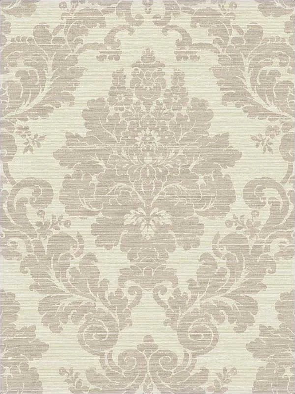 Casa Mia RM81107 Textile Damask Wallpaper swatch