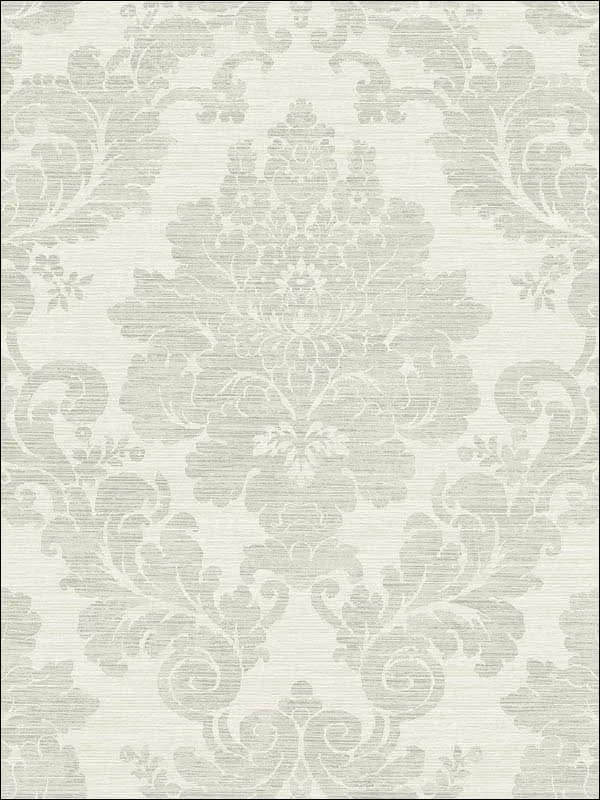 Casa Mia RM81108 Textile Damask Wallpaper swatch