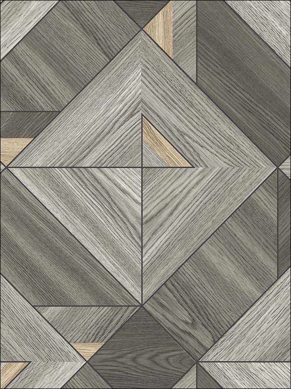 Casa Mia RM90400 Geometric Wood Wallpaper swatch