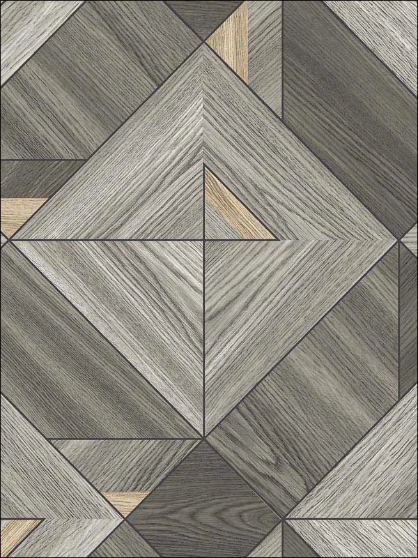 Casa Mia RM90400 Geometric Wood Wallpaper swatch