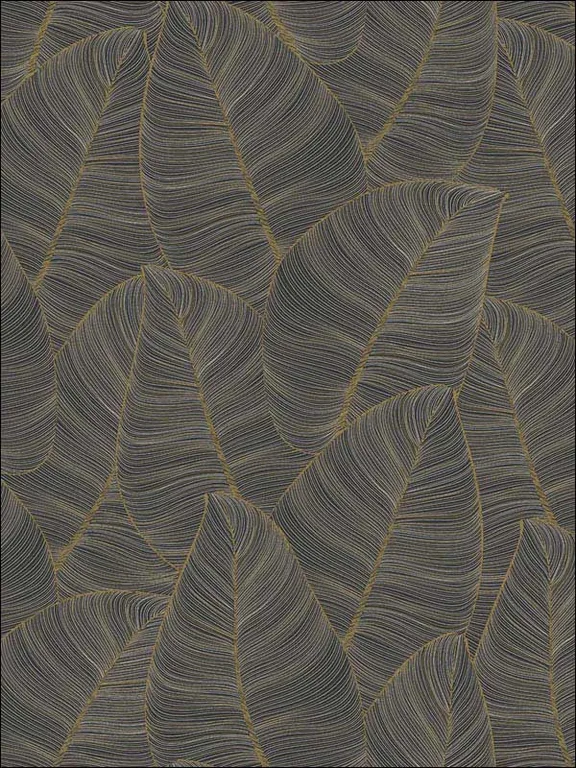 Casa Mia RM91606 Metal Leaf Wallpaper swatch