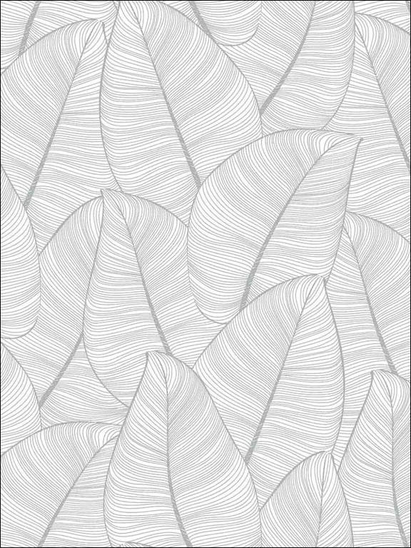 Casa Mia RM91608 Metal Leaf Wallpaper swatch