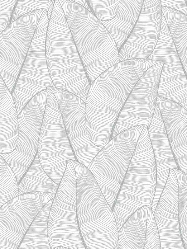 Casa Mia RM91608 Metal Leaf Wallpaper swatch