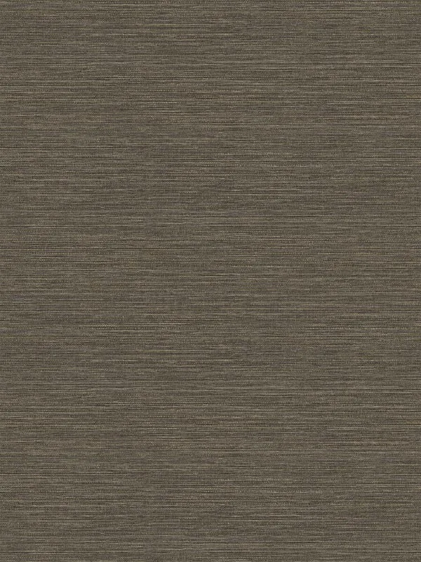 WF20006 Textile Effect Dark Brown Wallpaper