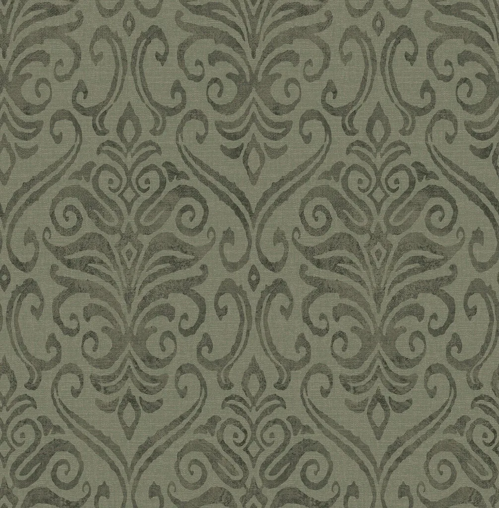 Chesapeake Adavu wallpaper, color Dark Green, SKU 4148-27440