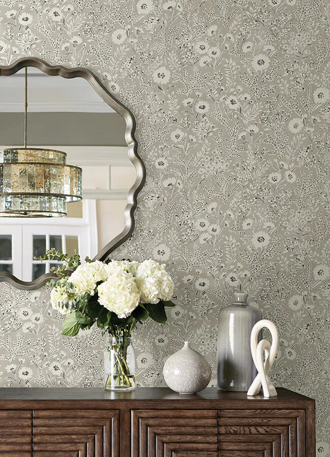 Chesapeake Agathon wallpaper, color Taupe, SKU 4072-70049
