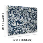 Chesapeake Alrick - Navy Wallpaper | Buy Online Chesapeake Alrick wallpaper, color Navy, SKU 3125-72324