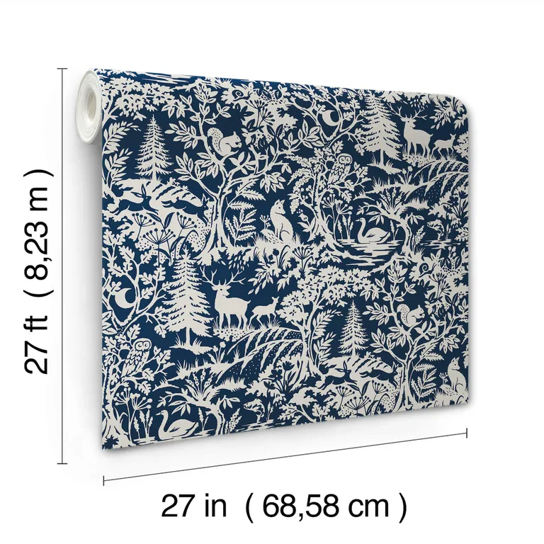 Chesapeake Alrick wallpaper, color Navy, SKU 3125-72324