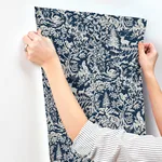 Chesapeake Alrick - Navy Wallpaper | Buy Online Chesapeake Alrick wallpaper, color Navy, SKU 3125-72324