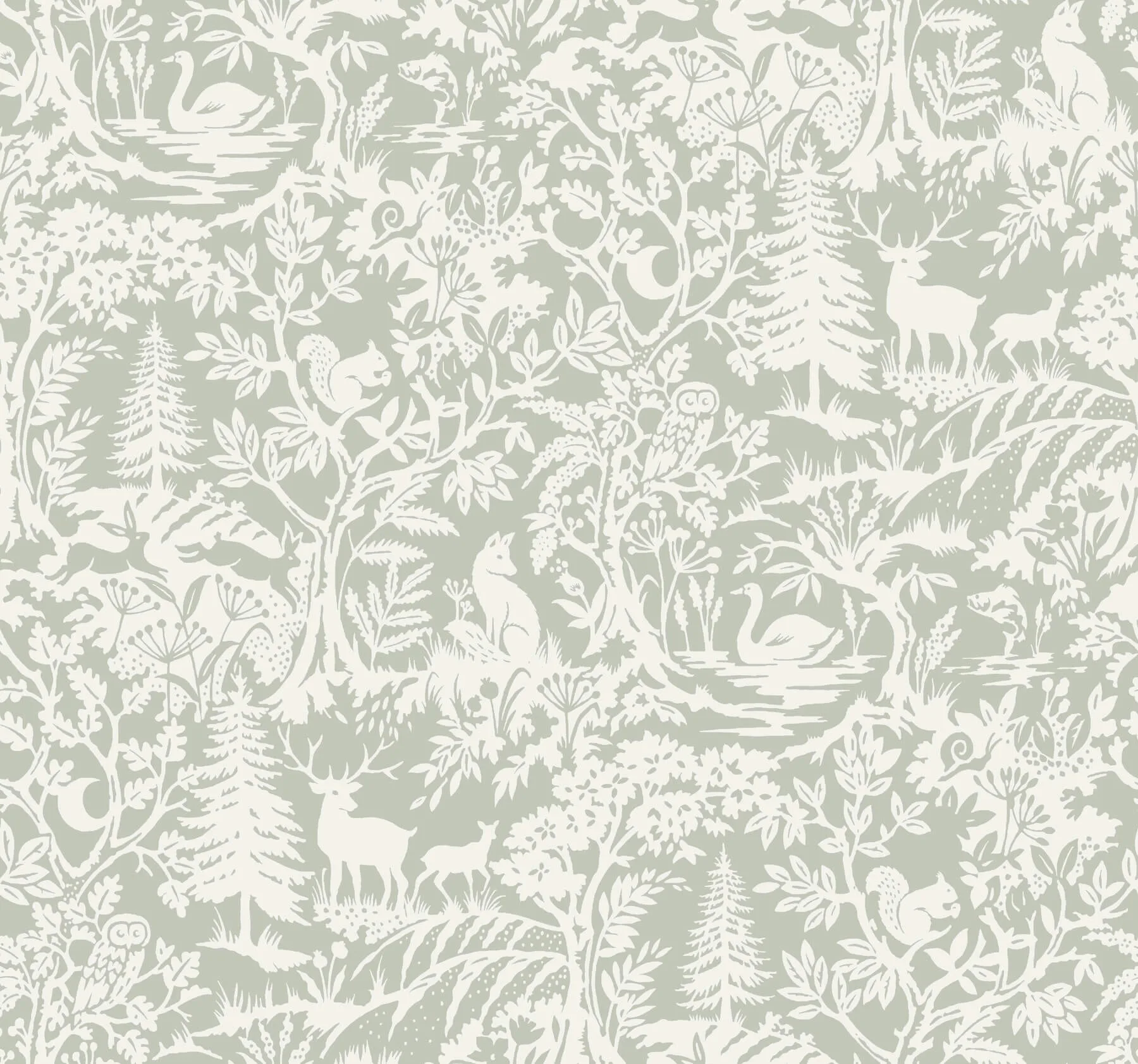 Chesapeake Alrick wallpaper, color Sage, SKU 3125-72323