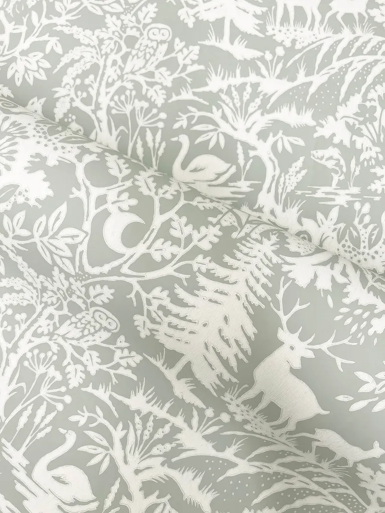Chesapeake Alrick wallpaper, color Sage, SKU 3125-72323
