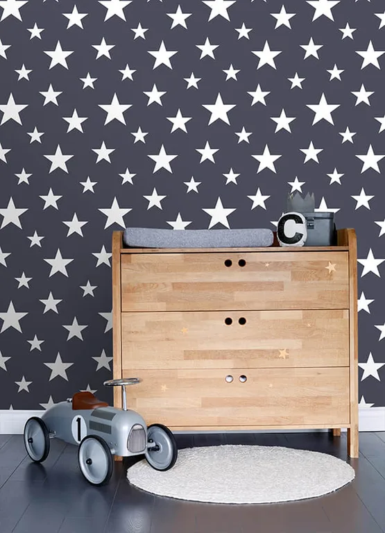 Chesapeake Amira wallpaper, color Navy, SKU 4060-138933