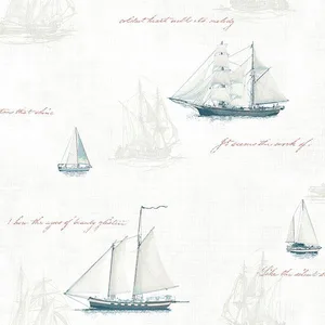 Chesapeake Andrew wallpaper, color White, SKU MAN01703