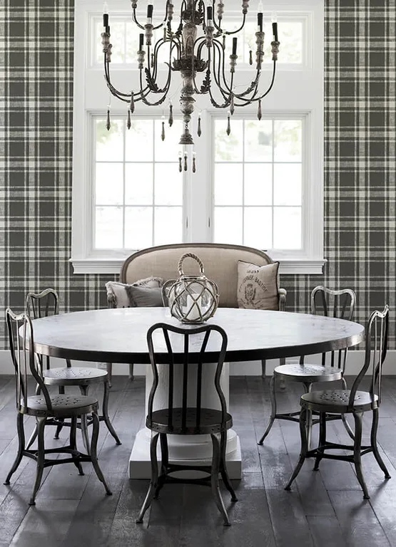 Chesapeake Antoine wallpaper, color Charcoal, SKU 4072-70020