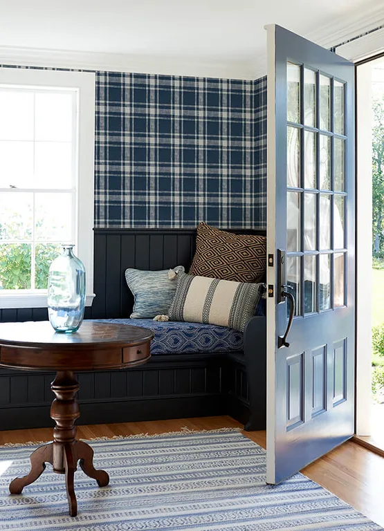 Chesapeake Antoine wallpaper, color Dark Blue, SKU 4072-70019