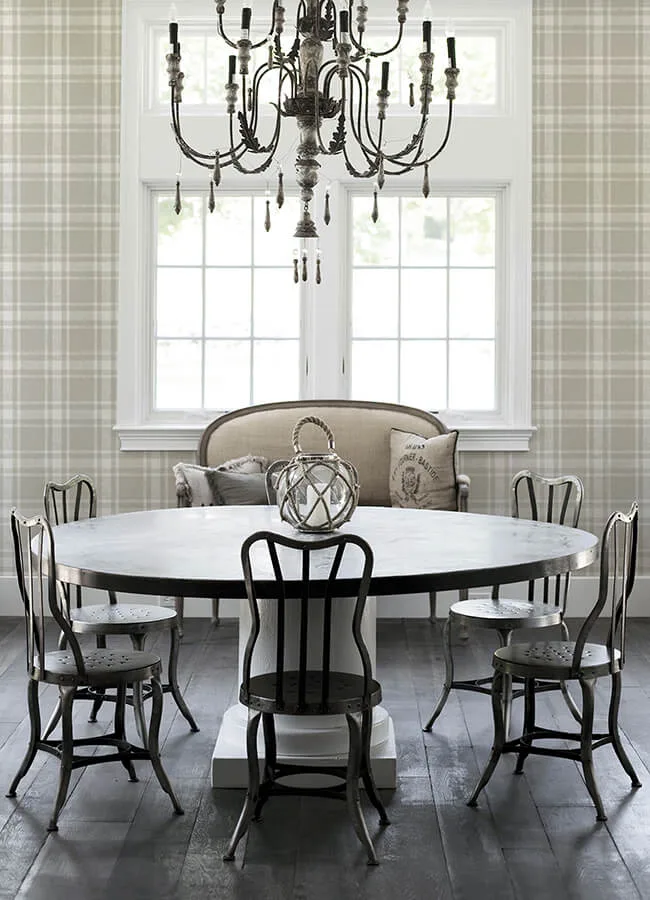 Chesapeake Antoine wallpaper, color Taupe, SKU 4072-70018