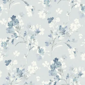 Chesapeake Azalea wallpaper, color Light Blue, SKU 4134-72526