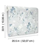 Chesapeake Azalea - Light Blue Wallpaper | Buy Online Chesapeake Azalea wallpaper, color Light Blue, SKU 4134-72526