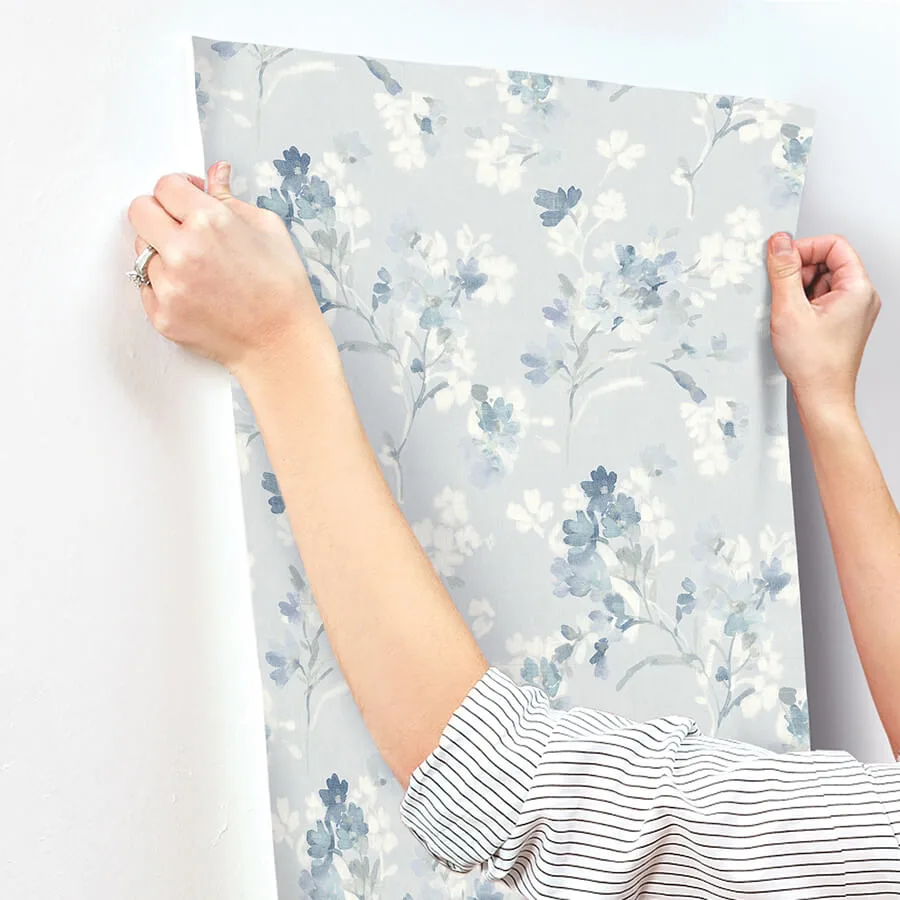 Chesapeake Azalea - Light Blue Wallpaper | Buy Online Chesapeake Azalea wallpaper, color Light Blue, SKU 4134-72526