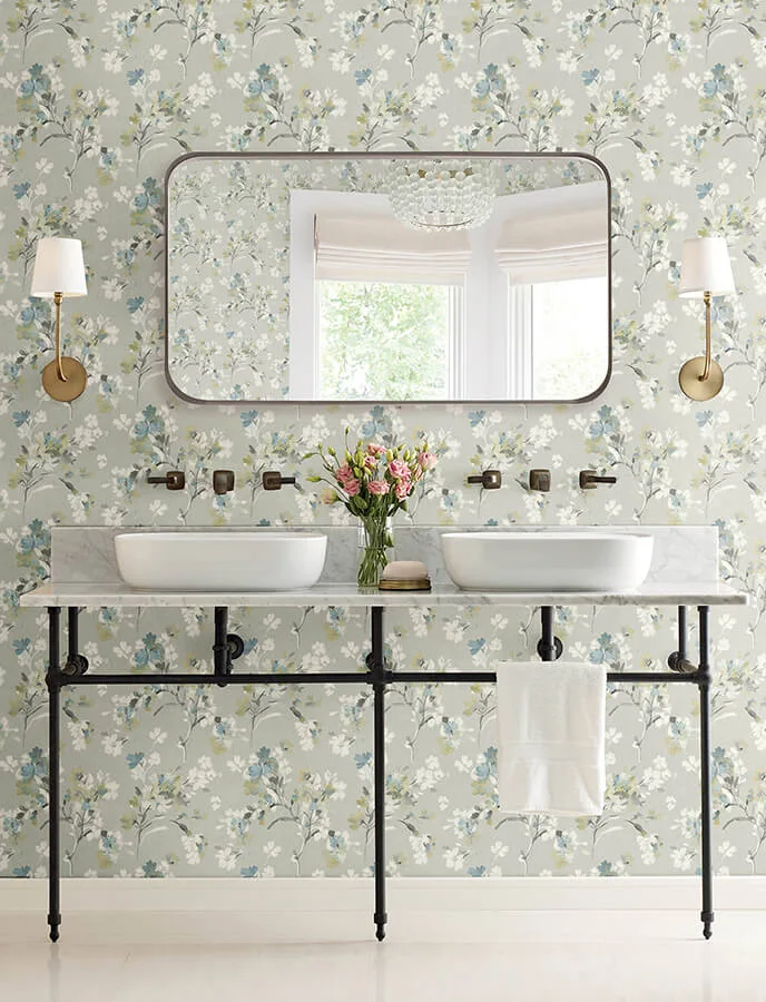 Chesapeake Azalea - Light Grey Wallpaper | Buy Online Chesapeake Azalea wallpaper, color Light Grey, SKU 4134-72528