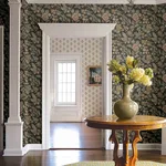 Chesapeake Begonia - Black Wallpaper | Buy Online Chesapeake Begonia wallpaper, color Black, SKU 4148-27421