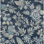 Chesapeake Begonia wallpaper, color Indigo, SKU 4148-27422