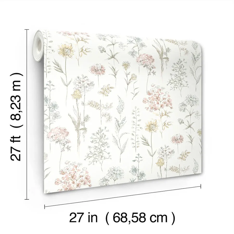 Chesapeake Bergamot - Lavender Wallpaper | Buy Online Chesapeake Bergamot wallpaper, color Lavender, SKU 4134-72504