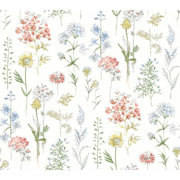 Chesapeake Bergamot wallpaper, color Multicolor, SKU 4134-72500