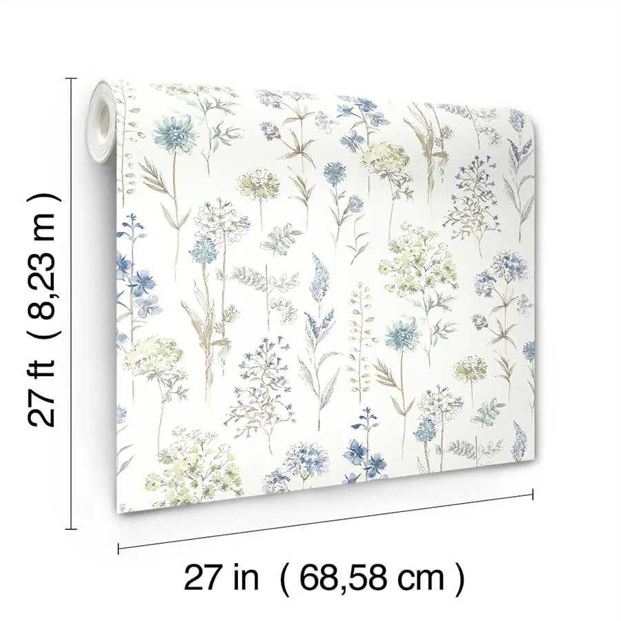 Chesapeake Bergamot wallpaper, color Sea Green, SKU 4134-72502