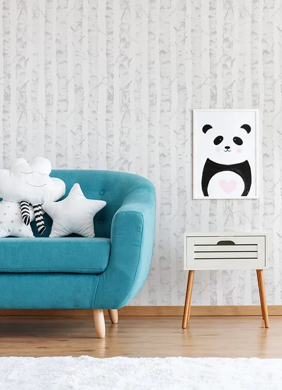 Chesapeake Birdie wallpaper, color Grey, SKU 4060-138944