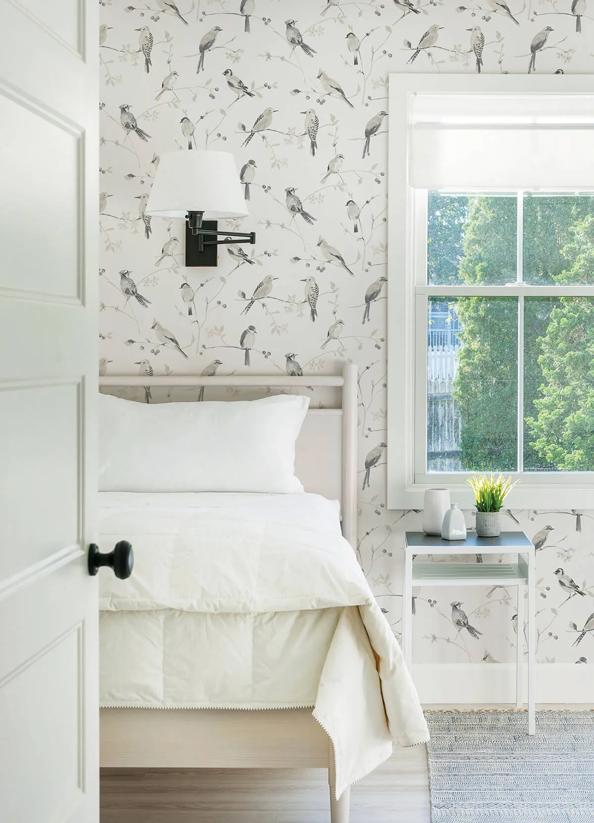 Chesapeake Birdsong - Grey Wallpaper | Buy Online Chesapeake Birdsong wallpaper, color Grey, SKU 3124-13853