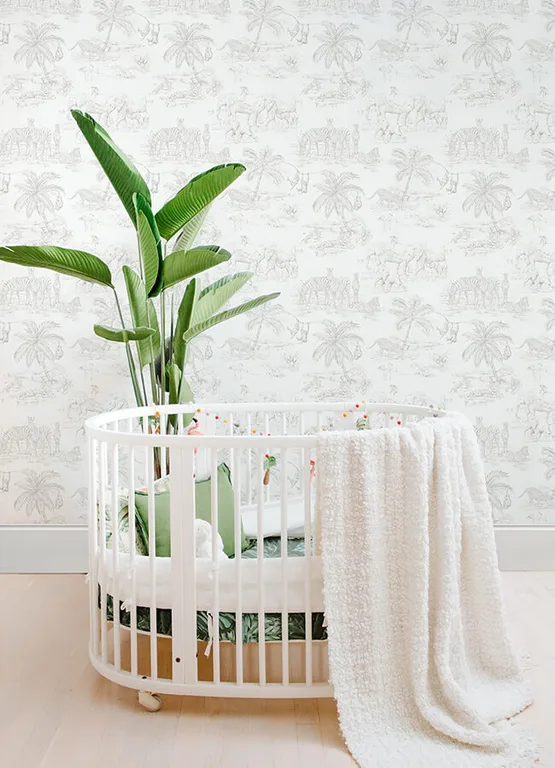 Chesapeake Boheme wallpaper, color Platinum, SKU 4060-347692