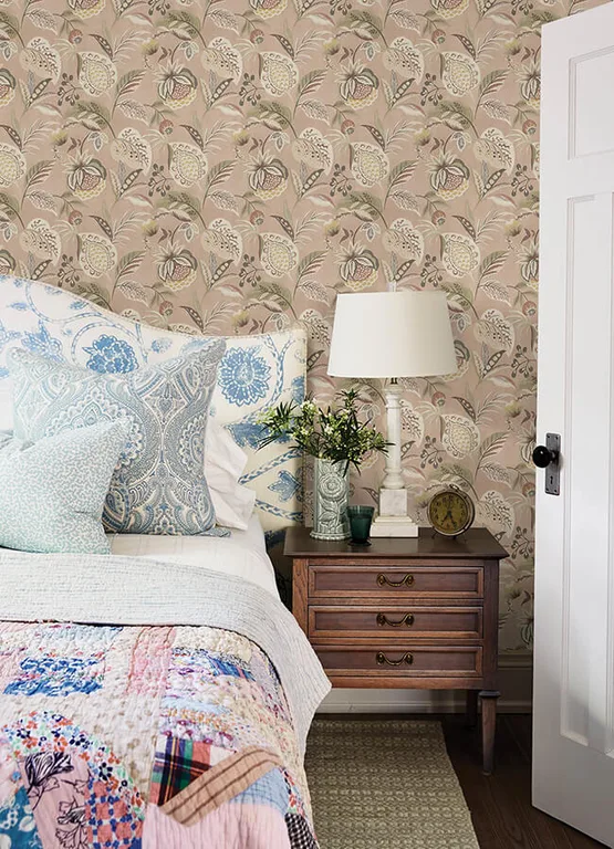 Chesapeake Bohemian wallpaper, color Blush, SKU 3125-72303