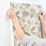 Chesapeake Bohemian - Grey Wallpaper | Buy Online Chesapeake Bohemian wallpaper, color Grey, SKU 3125-72304