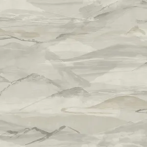 Chesapeake Bozeman Mountains wallpaper, color Grey, SKU 4142-72626