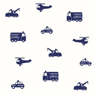 Chesapeake Briony wallpaper, color Navy, SKU 4060-137321