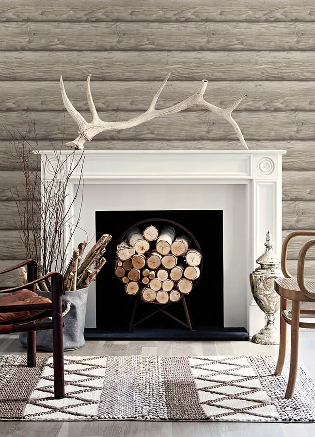 Chesapeake Bunkhouse wallpaper, color Ash, SKU 4142-72619