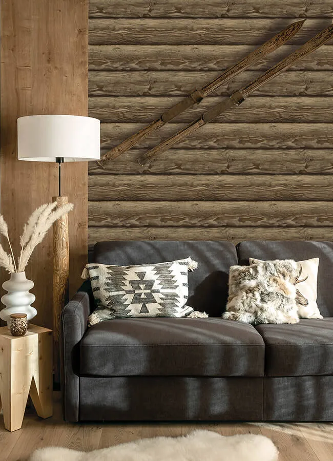 Chesapeake Bunkhouse - Chestnut Wallpaper | Buy Online Chesapeake Bunkhouse wallpaper, color Chestnut, SKU 4142-72618