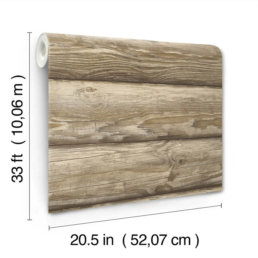 Chesapeake Bunkhouse - Light Brown Wallpaper | Buy Online Chesapeake Bunkhouse wallpaper, color Light Brown, SKU 4142-72617