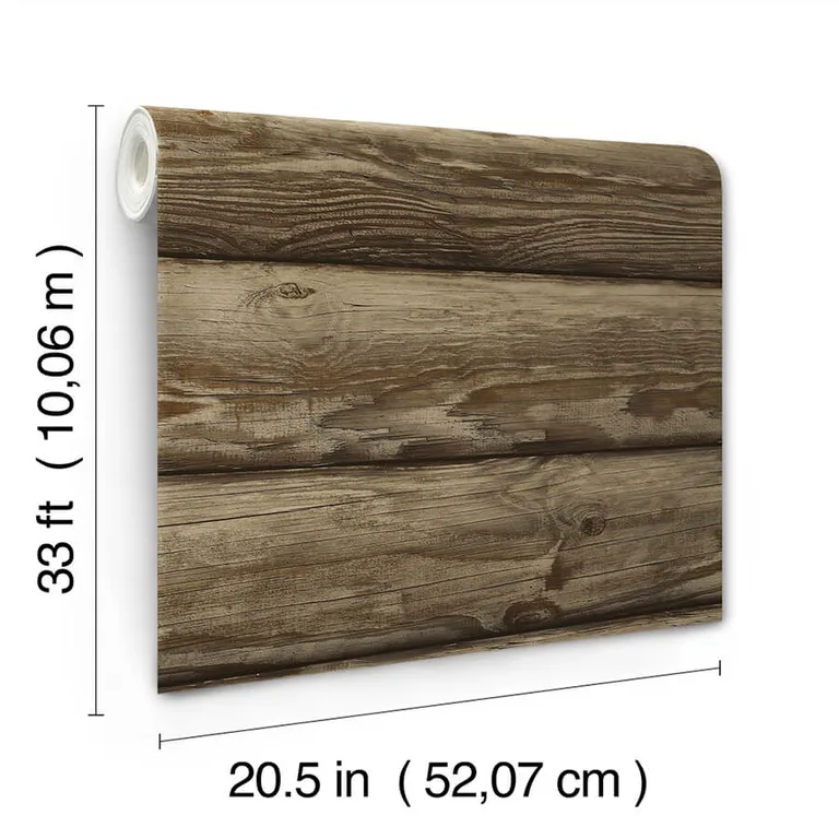 Chesapeake Bunkhouse wallpaper, color Mahogany, SKU 4142-72616