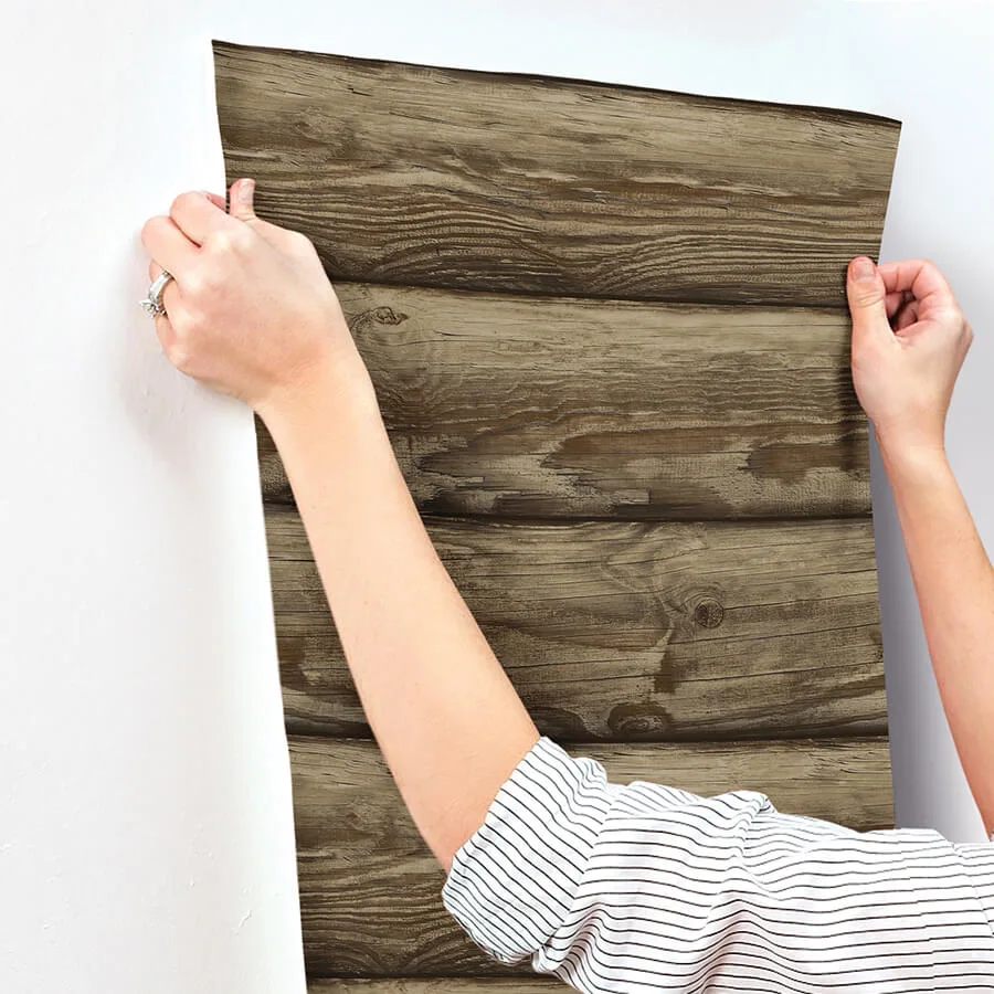 Chesapeake Bunkhouse - Mahogany Wallpaper | Buy Online Chesapeake Bunkhouse wallpaper, color Mahogany, SKU 4142-72616